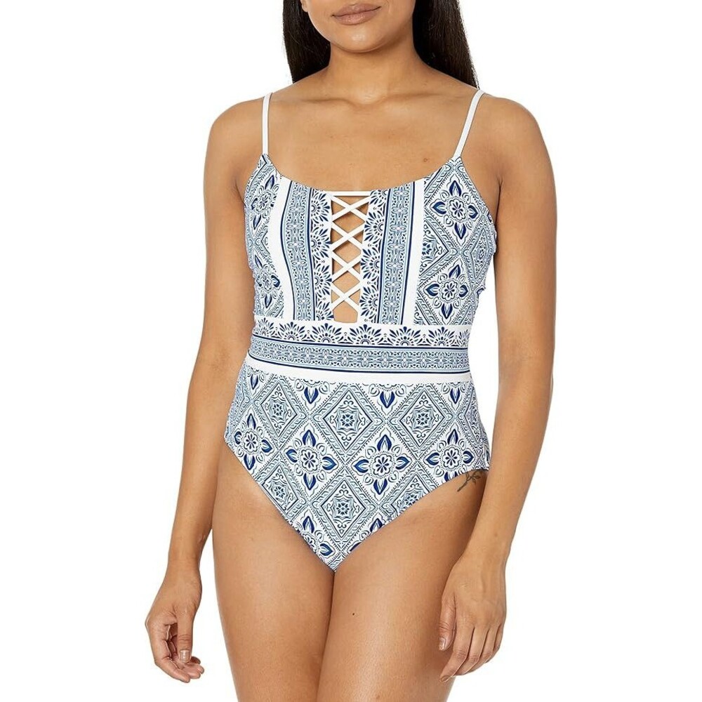 La Blanca Women's Standard Strappy Mio One Piece Swimsuit, 12